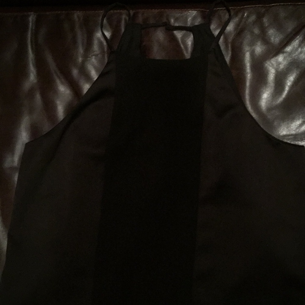 Parker halter top satin/poly